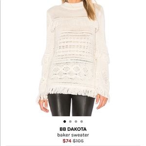 BB Dakota Fringe Sweater